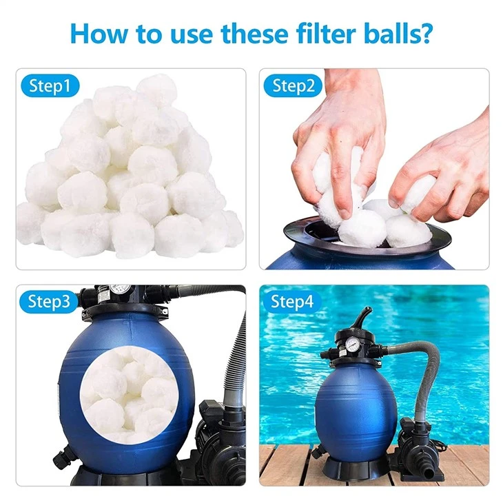 High Filtering Accuracy Filter Ball For Swimming Pool