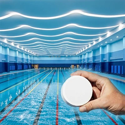 Бързо ефервесцентен 90% TCCA плувен басейн с чиста вода