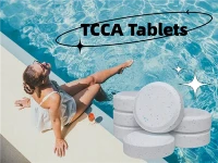 Многофункционална почистваща таблетка трихлороизоцианурова киселина TCCA се използва за дезинфекция на пречистване на вода в плувен басейн